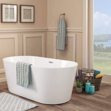 Load image into Gallery viewer, Altair Bathtub Altair Cielo 59" x 30" Freestanding Soaking Acrylic Bathtub 50859-BAT-WH-F