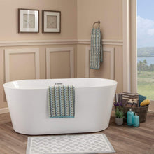Load image into Gallery viewer, Altair Bathtub Altair Cielo 59" x 30" Freestanding Soaking Acrylic Bathtub 50859-BAT-WH-F