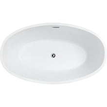 Load image into Gallery viewer, Altair Bathtub Altair Jolie 55" x 32" Freestanding Soaking Acrylic Bathtub 51055-BAT-WH-F