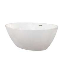 Load image into Gallery viewer, Altair Bathtub Altair Jolie 69" x 40" Freestanding Soaking Acrylic Bathtub 51069-BAT-WH-F