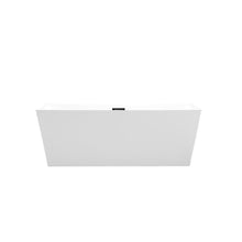 Load image into Gallery viewer, Bellaterra Home Bathtub BellaTerra Home Odessa 67 inch Freestanding Bathtub in Glossy White BA6813