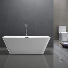 Load image into Gallery viewer, Bellaterra Home Vanity BellaTerra Home Brussels 67 inch Freestanding Bathtub in Glossy White