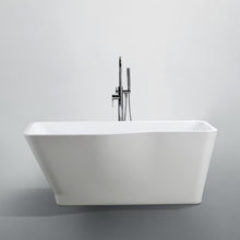 Load image into Gallery viewer, Bellaterra Home Vanity BellaTerra Home Florence 59 inch Freestanding Bathtub in Glossy White