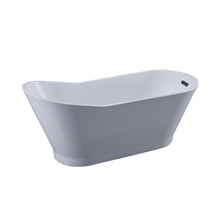 Load image into Gallery viewer, Bellaterra Home Vanity BellaTerra Home Melun 67 inch Freestanding Bathtub in White