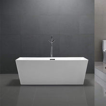 Load image into Gallery viewer, Bellaterra Home Vanity BellaTerra Home Odessa 67 inch Freestanding Bathtub in Glossy White