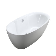 Load image into Gallery viewer, Bellaterra Home Vanity BellaTerra Home Salerno 68 inch Freestanding Bathtub in Glossy White
