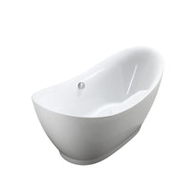 Load image into Gallery viewer, Bellaterra Home Vanity BellaTerra Home Salerno 68 inch Freestanding Bathtub in Glossy White