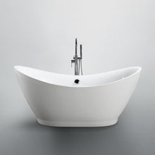Load image into Gallery viewer, Bellaterra Home Vanity BellaTerra Home Salerno 68 inch Freestanding Bathtub in Glossy White