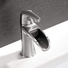 Load image into Gallery viewer, Vinnova Bathroom Faucets Satin Nickel $169.00 *Vinnova Althea Single-Handle Basin Bathroom Faucet