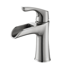Load image into Gallery viewer, Vinnova Bathroom Faucets Satin Nickel $169.00 *Vinnova Althea Single-Handle Basin Bathroom Faucet