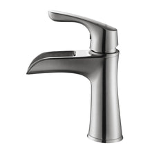Load image into Gallery viewer, Vinnova Bathroom Faucets Satin Nickel $169.00 *Vinnova Althea Single-Handle Basin Bathroom Faucet