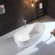 Load image into Gallery viewer, Vinnova Bathtub Vinnova Angelica 59" x 31.5" Soaking Bathtub