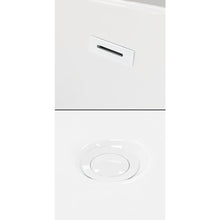 Load image into Gallery viewer, Wyndham Collection Bathtub Wyndham Collection WCOBT100065SWTRIM Melissa 65 Inch Freestanding Bathtub in White with Shiny White Drain and Overflow Trim