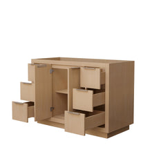 Load image into Gallery viewer, Wyndham Collection Vanity Wyndham Collection WCF282848SLSCXSXXMXX Maroni 48 Inch Single Bathroom Vanity in Light Straw, No Countertop, No Sink