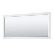 Load image into Gallery viewer, Wyndham Collection Vanity Wyndham Collection WCV232372DWGC2UNSM70 Avery 72 Inch Double Bathroom Vanity in White, Light-Vein Carrara Cultured Marble Countertop, Undermount Square Sinks, 70 Inch Mirror, Brushed Gold Trim