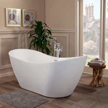 Load image into Gallery viewer, Altair Bathtub Altair Alana 70&quot; x 32&quot; Freestanding Soaking Acrylic Bathtub 50270-BAT-WH-F