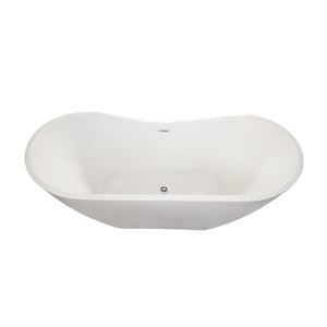 Altair Bathtub Altair Alana 70" x 32" Freestanding Soaking Acrylic Bathtub 50270-BAT-WH-F