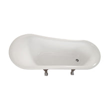 Load image into Gallery viewer, Altair Bathtub Altair Geneva 69&quot; x 30&quot; Clawfoot Soaking Acrylic Bathtub 50169-BAT-WH-C