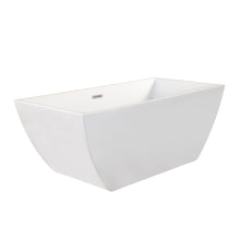 Load image into Gallery viewer, Altair Bathtub Altair Montague 59&quot; x 30&quot; Freestanding Soaking Acrylic Bathtub 50959-BAT-WH-F