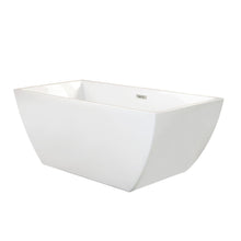 Load image into Gallery viewer, Altair Bathtub Altair Montague 59&quot; x 30&quot; Freestanding Soaking Acrylic Bathtub 50959-BAT-WH-F