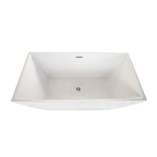 Load image into Gallery viewer, Altair Bathtub Altair Montague 59&quot; x 30&quot; Freestanding Soaking Acrylic Bathtub 50959-BAT-WH-F