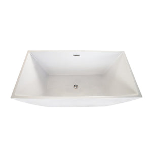Altair Bathtub Altair Montague 59" x 30" Freestanding Soaking Acrylic Bathtub 50959-BAT-WH-F