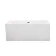 Load image into Gallery viewer, Altair Bathtub Altair Persephone 59&quot; x 30&quot; Freestanding Soaking Acrylic Bathtub 50759-BAT-WH-F