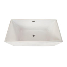 Load image into Gallery viewer, Altair Bathtub Altair Persephone 59&quot; x 30&quot; Freestanding Soaking Acrylic Bathtub 50759-BAT-WH-F