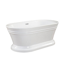 Load image into Gallery viewer, Altair Bathtub Altair Solace 59&quot; x 30&quot; Freestanding Soaking Acrylic Bathtub 50559-BAT-WH-F