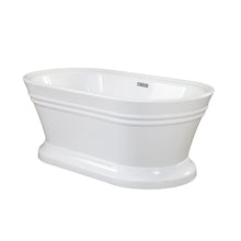 Load image into Gallery viewer, Altair Bathtub Altair Solace 59&quot; x 30&quot; Freestanding Soaking Acrylic Bathtub 50559-BAT-WH-F