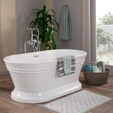 Load image into Gallery viewer, Altair Bathtub Altair Solace 59&quot; x 30&quot; Freestanding Soaking Acrylic Bathtub 50559-BAT-WH-F