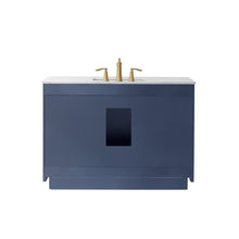 Load image into Gallery viewer, Altair Vanity Altair Ivy 48&quot; Single Bathroom Vanity Set in Gray, White or Royal Blue Finish and Carrara White Marble Countertop