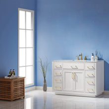 Load image into Gallery viewer, Altair Vanity Altair Ivy 48&quot; Single Bathroom Vanity Set in Gray, White or Royal Blue Finish and Carrara White Marble Countertop