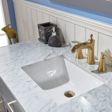 Load image into Gallery viewer, Altair Vanity Altair Ivy 48&quot; Single Bathroom Vanity Set in Gray, White or Royal Blue Finish and Carrara White Marble Countertop with Mirror