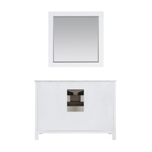 Load image into Gallery viewer, Altair Vanity Altair Kinsley 48&quot; Single Bathroom Vanity Set in Gray or White Finish and Carrara White Marble Countertop with Mirror