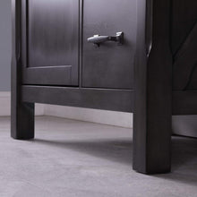 Load image into Gallery viewer, Altair Vanity Altair Maribella 36&quot; Single Bathroom Vanity Set in White or Rust Black Finish and Carrara White Marble Countertop With Mirror