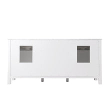 Load image into Gallery viewer, Altair Vanity Altair Maribella 72&quot; Double Bathroom Vanity Set in White or Rust Black Finish and Carrara White Marble Countertop