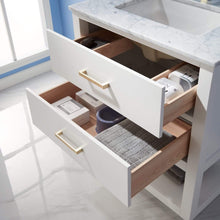 Load image into Gallery viewer, Altair Vanity Altair Remi 30&quot; Single Bathroom Vanity Set in Gray, White or Royal Blue Finish and Carrara White Marble Countertop with Mirror