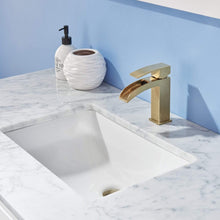 Load image into Gallery viewer, Altair Vanity Altair Remi 48&quot; Single Bathroom Vanity Set in Gray, White or Royal Blue Finish and Carrara White Marble Countertop