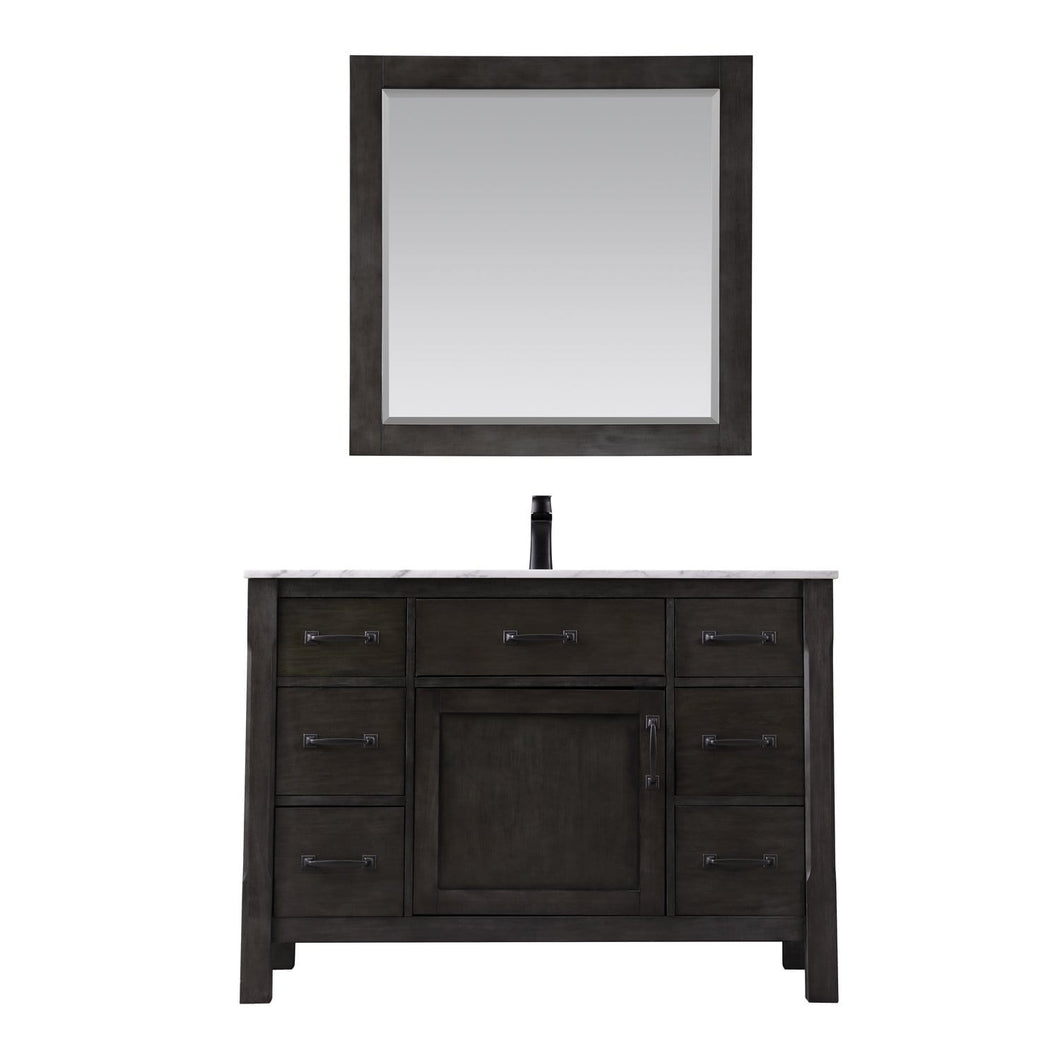 Altair Vanity Rust Black Finish Altair Maribella 48