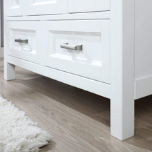 Load image into Gallery viewer, Altair Vanity White Finish Altair Isla 42&quot; Single Bathroom Vanity Set in White and Carrara White Marble Countertop with Mirror