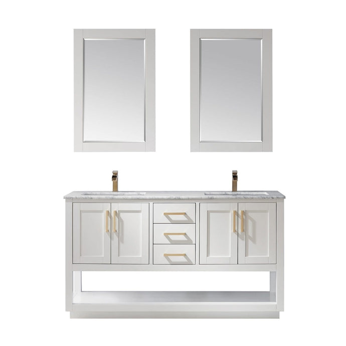 Altair Vanity White Finish Altair Remi 60