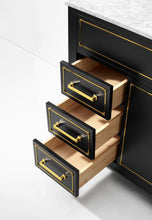 Load image into Gallery viewer, Ancerre Designs Vanity Ancerre Designs VTS-ASPEN-36-BO-CW-GD Aspen 36 in. Bath Vanity Set in Black Onyx