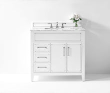 Load image into Gallery viewer, Ancerre Designs Vanity Ancerre Designs VTS-ASPEN-36-W-CW Aspen 36 in. Bath Vanity Set in White