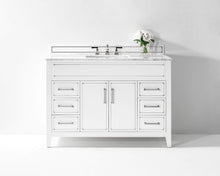 Load image into Gallery viewer, Ancerre Designs Vanity Ancerre Designs VTS-ASPEN-48-W-CW Aspen 48 in. Bath Vanity Set in White