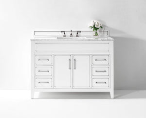 Ancerre Designs Vanity Ancerre Designs VTS-ASPEN-48-W-CW Aspen 48 in. Bath Vanity Set in White