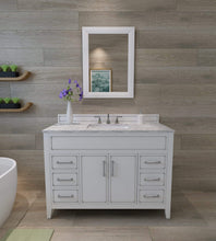 Load image into Gallery viewer, Ancerre Designs Vanity Ancerre Designs VTS-ASPEN-48-W-CW Aspen 48 in. Bath Vanity Set in White