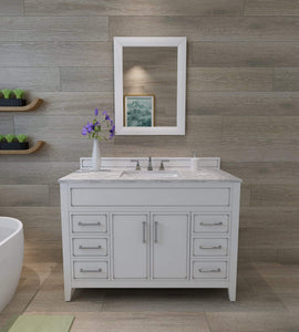Ancerre Designs Vanity Ancerre Designs VTS-ASPEN-48-W-CW Aspen 48 in. Bath Vanity Set in White