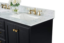 Load image into Gallery viewer, Ancerre Designs Vanity Ancerre Designs VTS-AUDREY-72-BO-CW-GD  Audrey 72 in. Bath Vanity Set in Onyx Black