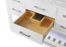 Load image into Gallery viewer, Ancerre Designs Vanity Ancerre Designs VTS-ELIZABETH-48-W-CW  Elizabeth 48 in. Bath Vanity Set in White